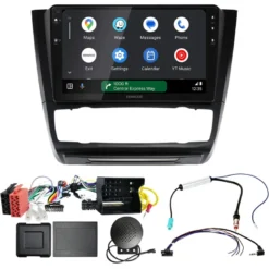 Kenwood DMX80AXS bilstereopaket till BMW 1-serie 2007-2014, automatisk AC