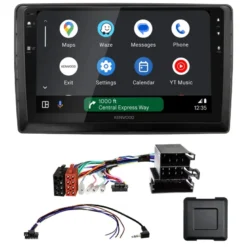 Kenwood DMX80AXS bilstereopaket till Citroën Nemo, Peugeot Bipper, Fiat Fiorino/Qubo