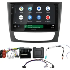Kenwood DMX80AXS bilstereopaket till Mercedes E-Class W211 och CLS C219