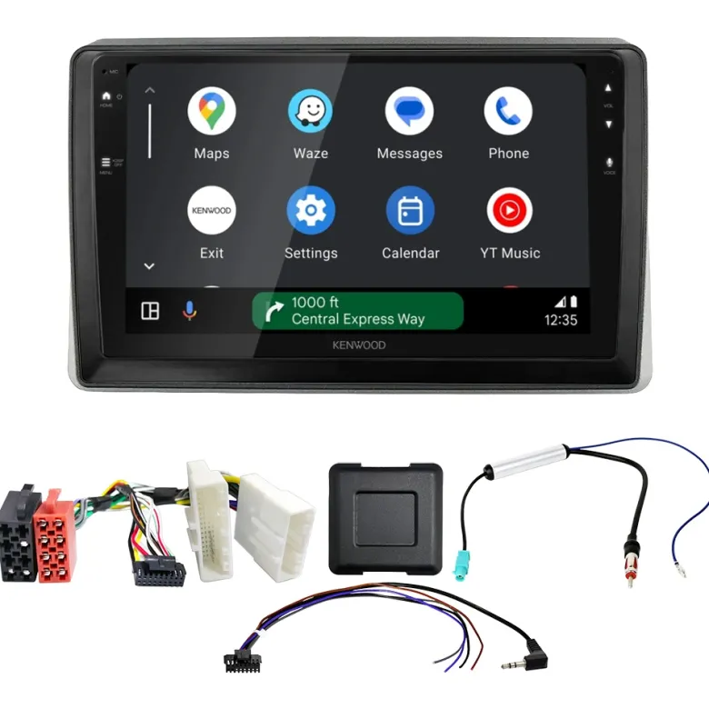 Kenwood DMX80AXS bilstereopaket till Renault Master, Opel Movano, Nissan NV400 och Interstar