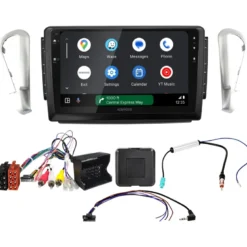 Kenwood DMX80AXS bilstereopaket till Peugeot 2008 2013-2020