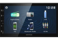 Kenwood DMX129DAB, bilstereo med 6.8" display, DAB+, Bluetooth och USB/AUX