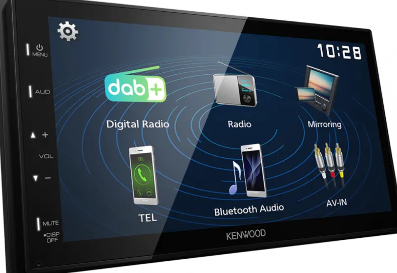 Kenwood DMX129DAB, bilstereo med 6.8" display, DAB+, Bluetooth och USB/AUX