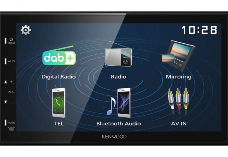 Kenwood DMX129DAB, bilstereo med 6.8" display, DAB+, Bluetooth och USB/AUX