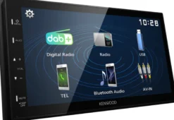 Kenwood DMX129DAB, bilstereo med 6.8