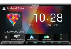 Kenwood DMX8021DABS, bilstereo med DAB+, trådlös CarPlay & Android Auto