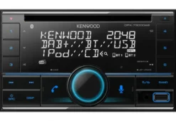 Kenwood DPX-7300DAB, bilstereo med Bluetooth, CD-spelare & DAB+