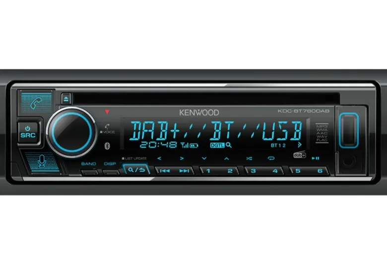 Kenwood KDC-BT760DAB, bilstereo med Bluetooth och DAB+