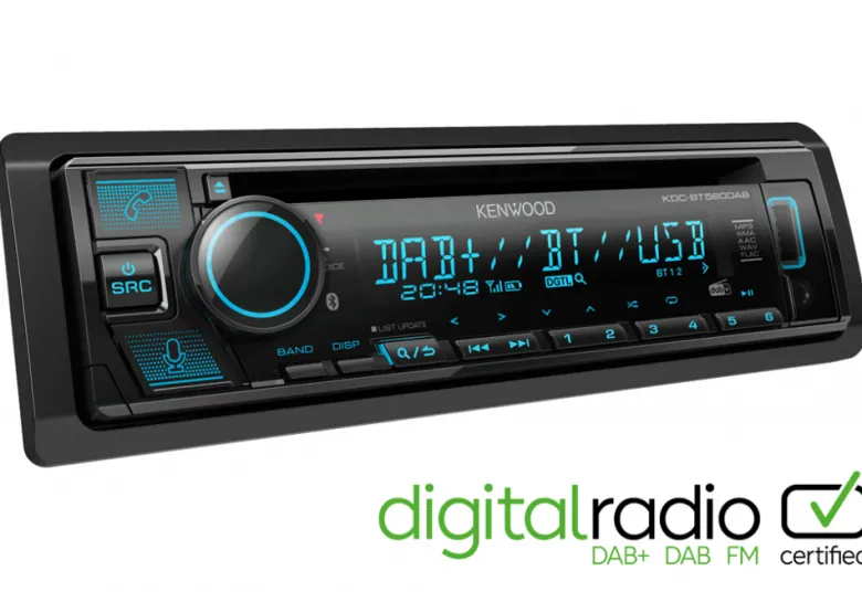 Kenwood KDC-BT560DAB, bilstereo med Bluetooth, CD-spelare & DAB+