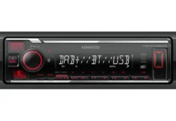 Kenwood KDC-BT408DAB, bilstereo med Bluetooth, kort chassi & DAB+