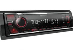 Kenwood KDC-BT408DAB, bilstereo med Bluetooth, kort chassi & DAB+