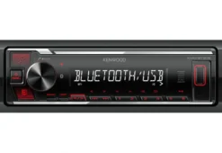 Kenwood KMM-BT209, bilstereo med Bluetooth, USB/AUX och kort chassi