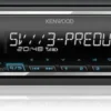 Kenwood KMM-BT358, bilstereo med Bluetooth och 3 par lågnivåutgångar