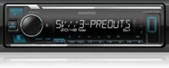 Kenwood KMM-BT358, bilstereo med Bluetooth och 3 par lågnivåutgångar