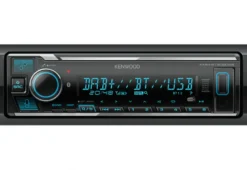Kenwood KMM-BT508DAB, bilstereo med Bluetooth, DAB+ och 2 par lågnivå