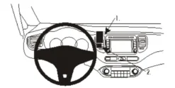 Kia Carens 14-15, Centrerad