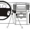 Kia Sorento 02-07, Centrerad, Brun Träpanel