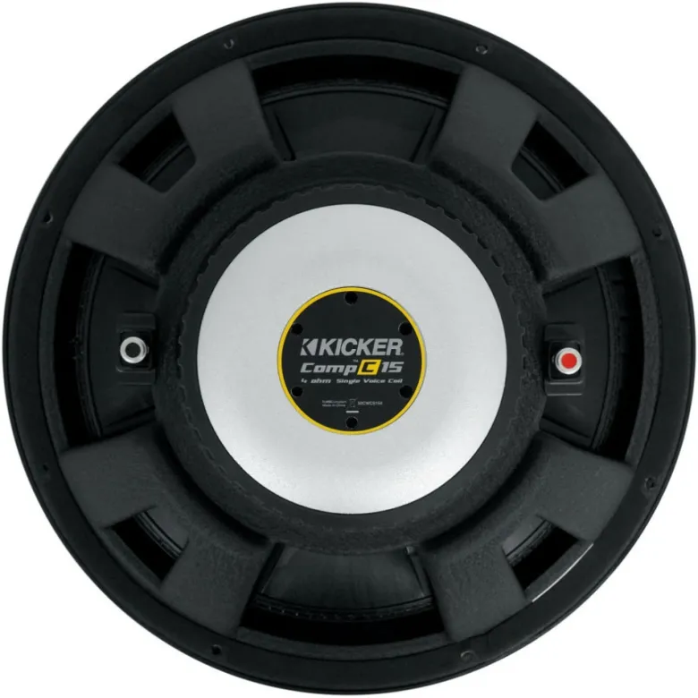 Kicker CompC CWCS154, 15 tums baselement, 4 ohm