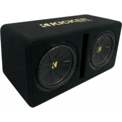 Kicker CompC DCWC122, portad 2x12 tums baslåda, 2 ohm
