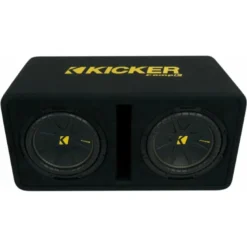 Kicker CompC DCWC102, portad 2x10 tums baslåda, 2 ohm