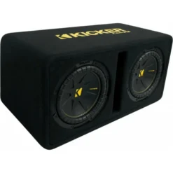 Kicker CompC DCWC102, portad 2x10 tums baslåda, 2 ohm