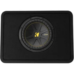 Kicker CompC TCWC104, slimmad portad 10 tums baslåda, 4 ohm