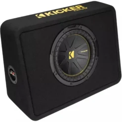 Kicker CompC TCWC102, slimmad portad 10 tums baslåda, 2 ohm