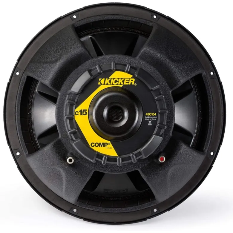 Kicker Comp C124, 12 tums baselement, 4 ohm