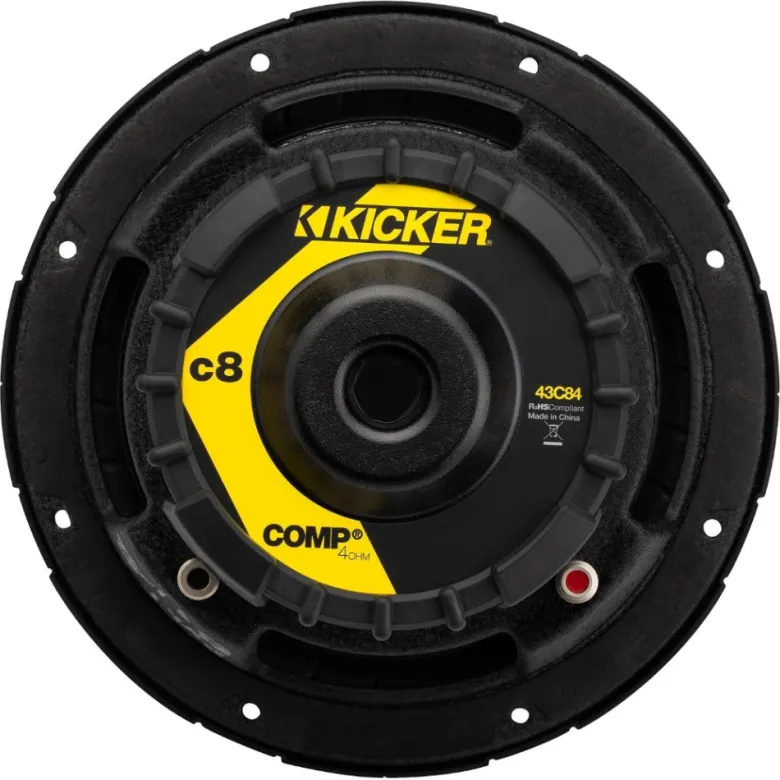 Kicker Comp C84, 8 tums baselement, 4 ohm