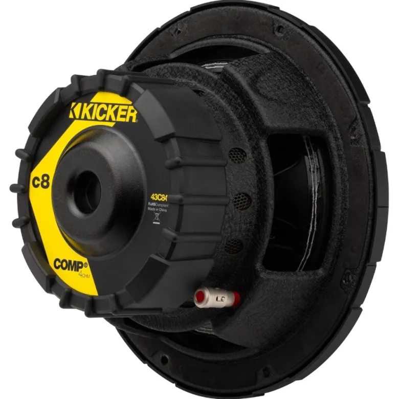 Kicker Comp C84, 8 tums baselement, 4 ohm
