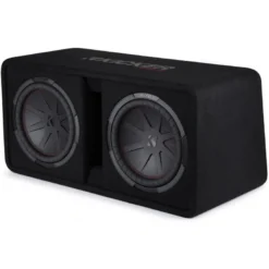 Kicker CompR DCWR122, portad 2x12 tums baslåda, 2 ohm