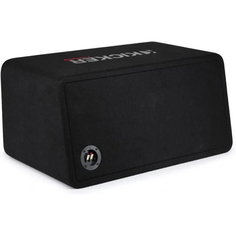 Kicker CompR DCWR102, portad 2x10 tums baslåda, 2 ohm
