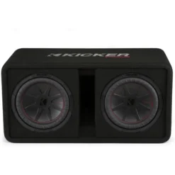 Kicker CompR DCWR102, portad 2x10 tums baslåda, 2 ohm
