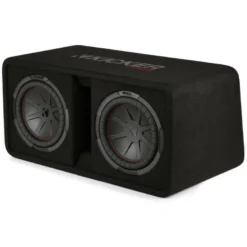 Kicker CompR DCWR102, portad 2x10 tums baslåda, 2 ohm