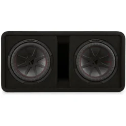 Kicker CompR DCWR102, portad 2x10 tums baslåda, 2 ohm