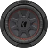 Kicker CompRT CWRT672, slimmat 6.75 tums baselement, 2x2 ohm