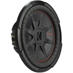 Kicker CompRT CWRT122, slimmat 12 tums baselement, 2x2 ohm