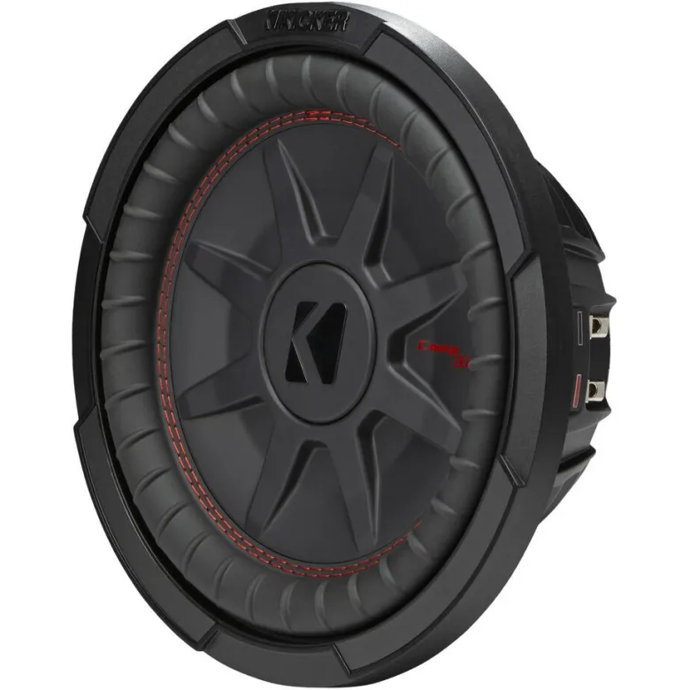 Kicker CompRT CWRT104, slimmat 10 tums baselement, 2x4 ohm