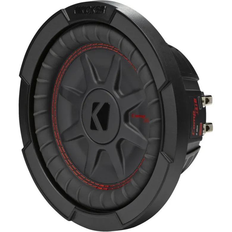 Kicker CompRT CWRT84, slimmat 8 tums baselement, 2x4 ohm