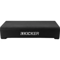 Kicker CompRT PTRTP12, slimmad nedåtriktad 12 tums aktiv baslåda med passiv radiator