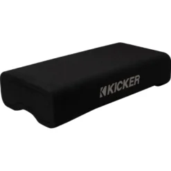 Kicker CompRT PTRTP10, slimmad nedåtriktad 10 tums aktiv baslåda med passiv radiator
