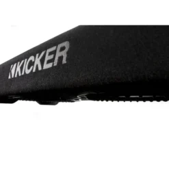 Kicker CompRT TRTP102, slimmad nedåtriktad 10 tums baslåda med passiv radiator, 2 ohm