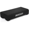 Kicker CompRT TRTP82, slimmad nedåtriktad 8 tums baslåda med passiv radiator, 2 ohm