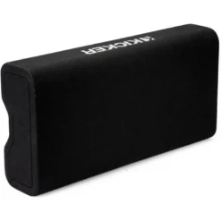 Kicker CompRT TRTP82, slimmad nedåtriktad 8 tums baslåda med passiv radiator, 2 ohm