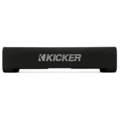 Kicker CompRT TRTP82, slimmad nedåtriktad 8 tums baslåda med passiv radiator, 2 ohm
