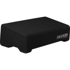 Kicker CompVT CVTDF102, slimmad sluten nedåtriktad 10 tums baslåda, 2 ohm