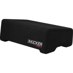 Kicker CompVT CVTDF102, slimmad sluten nedåtriktad 10 tums baslåda, 2 ohm