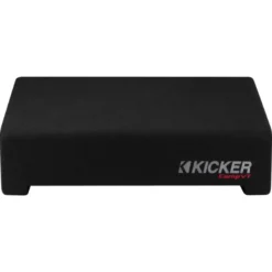 Kicker CompVT CVTDF122, slimmad sluten nedåtriktad 12 tums baslåda, 2 ohm