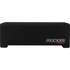 Kicker CompVT CVTDF122, slimmad sluten nedåtriktad 12 tums baslåda, 2 ohm