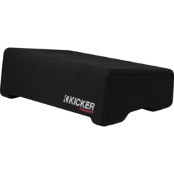 Kicker CompVT CVTDF122, slimmad sluten nedåtriktad 12 tums baslåda, 2 ohm